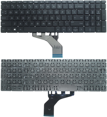 HP 15-db0000 15-db1000 Black without backlight keyboard